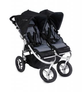 Bumbleride 2010 Indie Twin Double Baby Stroller in Lava