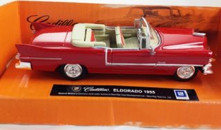 Die Cast Red 1955 Cadillac Eldorado 1 43 NewRay City Cruiser 