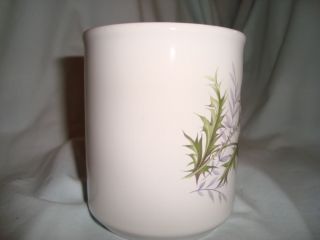 Burnside Pottery Scotland England Purple Thistle Mug