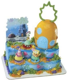 Spongebob Cake Decoration Party Luau Supplies Topper NW