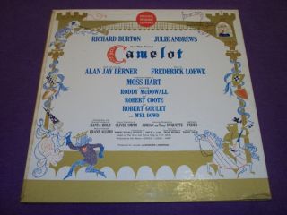 Camelot Richard Burton Julie Andrews Kol 5620 RARE LP
