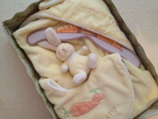 BUNNIES BY THE BAY 3 PC YELLOW BUNNY GIFT SET BRAND NEW IN BOX SHOWER 