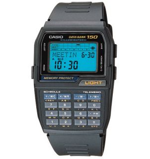 Rare Discontinued Casio Databank Calculator Watch DBC150 1 DBC 150 