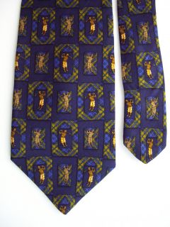 5168 Golf Mens Necktie CREVELPAN BURLINGTON ARCADE 3 5/8 x 58