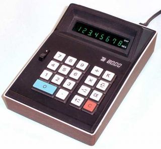 XAM TE 8000 VFD Nixie Type Tube 1973 Vintage Calculator Sold by 