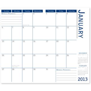 2013 Monthly pocket planner calendar refill insert w address phone etc 