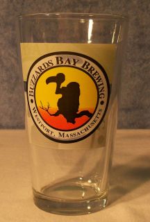 Buzzards Bay Brewing Beer Glass Westport Massachusetts