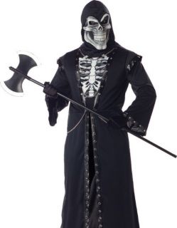 Adult Mens Halloween Costumes Grim Reaper Costume XL