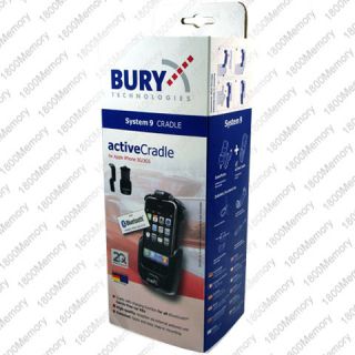 Bury S9 System 9 Active Cradle Car Kit for iPhone 3 3G