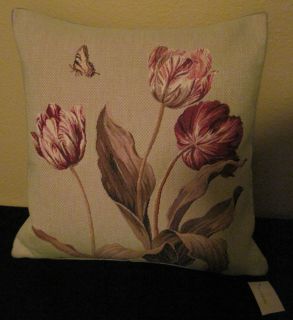 French Woven Tapestry Pillow Insert Iosis for Yves Delorme NWT 