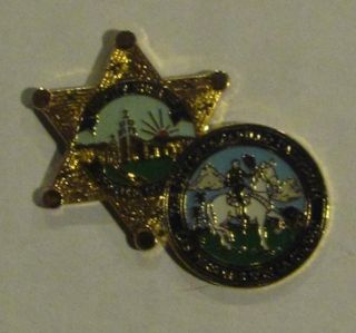 Police Badge Pin Camarillo Police CA V1