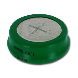 320mAh Button Cell NiMH 1 2V Rechargeable Coin Battery