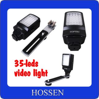 DV 35 LED DV Video Light Camcorder Lamp Mounting Bracket for All DSLR 