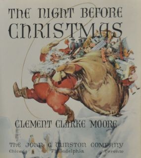   Before Christmas Clement C Moore Everett Shinn 1st Edition 1942