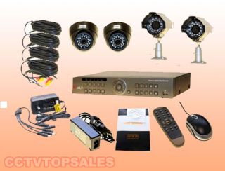 CH Camera DVR Security Surveillance Monitoring Home IR Cameras 