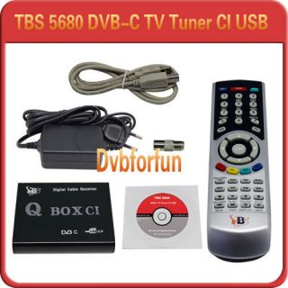 TBS5680 USB DVB C Cable TV Tuner Box with CI Slot