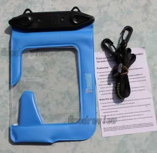 1x Underwater Camera Waterproof Case Dry Bag Diving Dive Blue