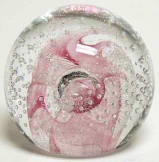 Caithness Glass Paperweight Pink Champagne 5799265