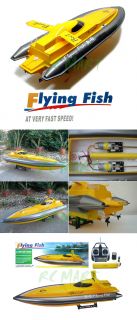 36 Flying Fish R C Radio Control EP RC Racing Boat New