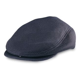 Ladies Mesh Newsboy Cabbie Beret Ivy Cap Hat Black New