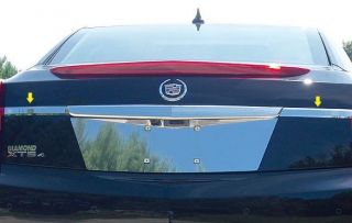 Cadillac XTS Platinum Chrome License Plate Trim Exstensions 2 Piece 