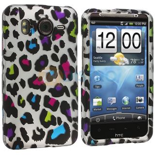 Colorful Leopard Hard Case Cover Accessory for HTC Inspire 4G