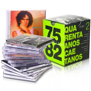 Caetano Veloso Quarenta Anos Box Set with 11 CDs 1975 1982