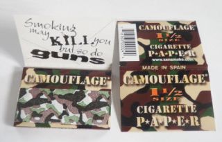Gi Jays Camouflage 1 5 Camo Cigarette Rolling Papers