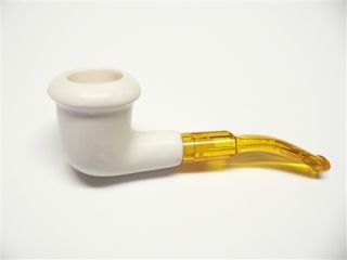 Mini Hand Carved Calabash Smooth Meerschaum Pipes