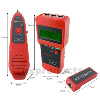 Digital Display Network LAN Cable Tester Wire Tracker Tracer Length 