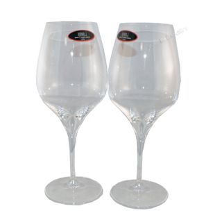 Pair New Riedel Vitis Lead Crystal Cabernet Merlot Red Wine Glasses 