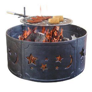   Fireplace Outdoor Firepit Pit Table Patio Camp Camping Fire New