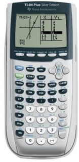    Texas Instruments TI 84 Plus Silver Edition Grey Graphing Calculator