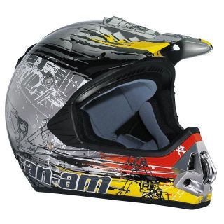 Can Am New Factory ATV MX Pro Cross Helmet Mechanitune Extra Small XS 