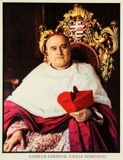 1939 Print Camillo Cardinal Caccia Dominioni Catholic