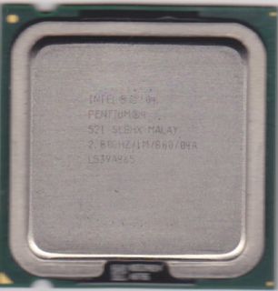   521 2.8GHz 800MHz FSB 1MB L2 Cache Socket 775 Processor Mfr P/N SL8HX