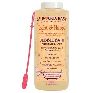 California Baby Light Happy Bubble Bath Aromatherapy 13 FL oz 390 Ml 