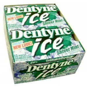 Cadbury Dentyne Ice Shivermint Sugar Free Chewing Gum