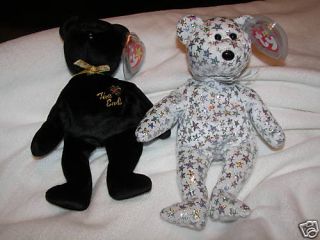  Lot Set 2 Ty Beanie Babies The Beginning The End