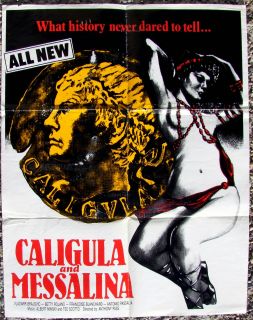 Caligula Messalina 1980s x Euro Porn Sleaze Sexploitation 1sh Movie 