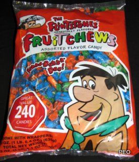 Flintstones Fruit Chews Bulk Candy 240 Count Bag Flavor