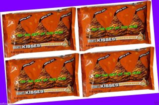 Hersheys Kisses Pumpkin Spice Naturally Artificially Flavored Candy 