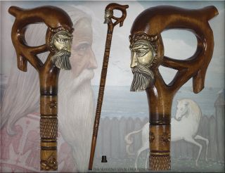 It is extremely high quality walking stick, cut so that it is 
