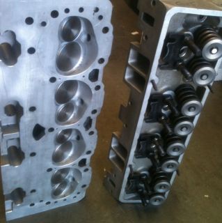 Canfield Aluminum Heads Sbc 350 400 Ported W/ Roller Springs