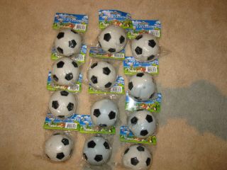 Squeaky Dog Toys Vinyl Soccer Ball Design Bulk Pack 12 Toys Great 