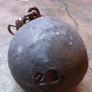 25 Pound Lead Cannonball Weight