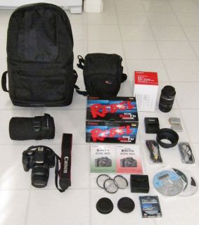 Canon EOS 500D Digital Rebel T1i 15 1 MP DSLR Camera Kit with 