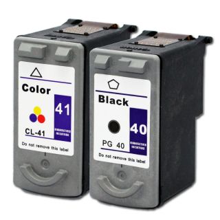 2pk Canon PG 40 CL 41 Ink Cartridge Combo for PIXMA MP140 MP150 MP160 