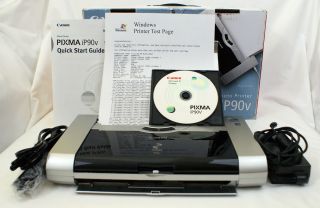   Canon PiXMA iP90v Mobile InkJet Portable Printer + Box i70 i80 ip100