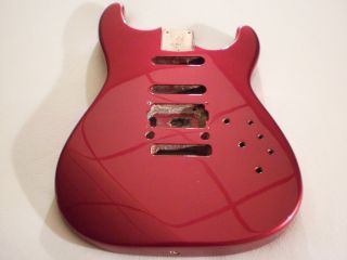 1988 Jackson Charvel Model 4M 4 Candy Apple Red Body Project HSS 